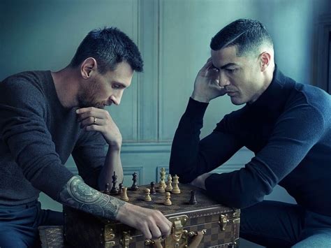 Messi and Ronaldo chess